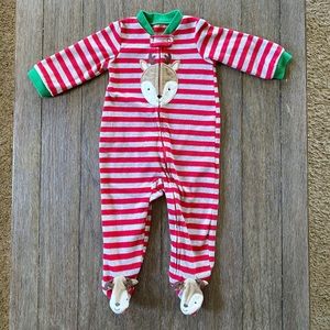 4/$20 Carter’s Christmas footie pajamas 9 month